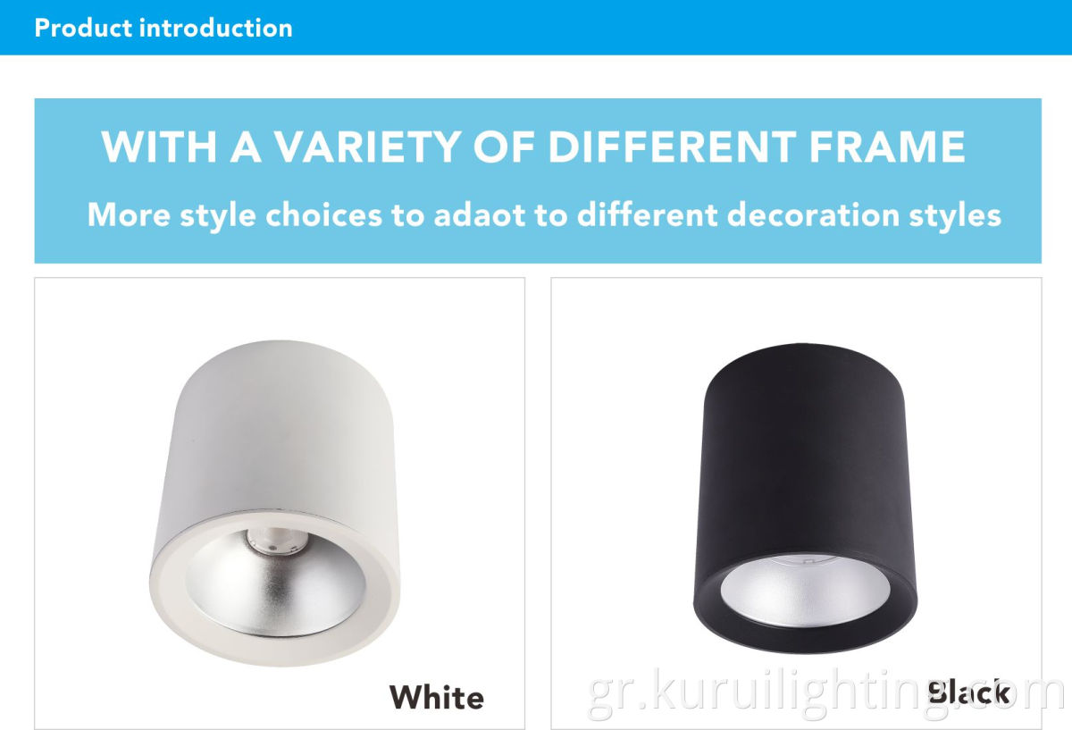 Aluminum LED Surface Mounted Downlight